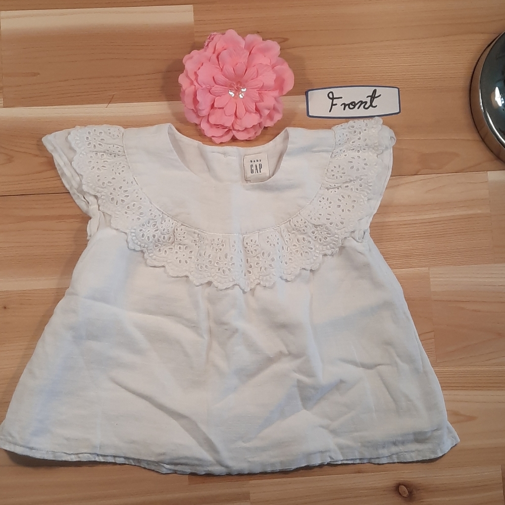 White Gap  blouse for girl
